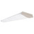 Westgate Manufacturing LED Architectural Wrap-Around Lights, 20W/30W/40W, 3500K/4000K/5000K - WA-4FT-20-40W-MCTP, modern ceiling light with white finish and energy-efficient LED technology.