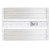 Westgate Manufacturing Multi Power 4th Generation of Linear High Bays, 100W, 4000K - LLHB4-100W-40K-D-480V, white industrial lighting fixture with ribbed design and mounting hardware.