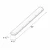 480V LED Linear Vapor Light, 100W, 5000K - LLVT-8FT-100W-50K-D-480V