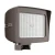 Spec Signature Maximum-Feature Round-Back Flood Lights, 75W/100W/150W, 3000K/4000K/5000K - LF4MAX-LG-150W-MCTPB-P-480V