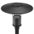 Modern Top-Hat Post-Top Area Light with Indirect Light Source, 12W/20W/30W/40W, 3000K/4000K/5000K - GPH-12-40W-MCTP-BK