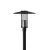 Modern Top-Hat Post-Top Area Light with Indirect Light Source, 12W/20W/30W/40W, 3000K/4000K/5000K - GPH-12-40W-MCTP-BK