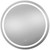 Westgate Manufacturing Round LED Mirrors and Cabinet, 30W, 3000K/4500K/6500K - LMIR-18R-24D-MCT-DF, modern illuminated bathroom mirror with touch control.