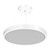 Westgate Manufacturing LED Architectural Round Suspended Up/Down Panel Light - SCR-24D-50K-D, white circular light fixture for ceiling suspension.