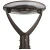 Power & CCT Adjustable Garden Post-Top Lights, 40W/50W/60W, 3000K/4000K/5000K - GPE-40-60W-MCTP