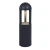 16" Round Bollard Open Design Lights, 10W/18W/25W, 3000K/4000K/5000K - BOL-608RD-16-MCTP-BK