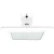 LED Multi-Power Recessed Gas Station Canopy Light, 80W/100W/120W/150W, 5000K - GSX-RECS-80-150W-50K