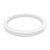 Westgate Manufacturing Full Circle 10ft. Chandelier, Up & Down Ratio Adjustable with Canopy & Cable, 80W/90W/100W, 3000K/3500K/4000K/5000K - SCXCF-D48UD-MCTP4, image of a modern white LED circular light fixture designed for chandeliers.