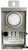 Westgate Manufacturing LANDSCAPE TRANSFORMER, stainless steel outdoor electrical timer with dial and wiring terminals for controlling landscape lighting.