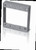 Westgate Manufacturing 2 GANG W/P EXTENSION RING, metal electrical box extension ring for wall mounting.