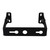 Eiko BAYE3 Mounting yoke, black metal mounting bracket with adjustable mounting points designed for 100-240W fixed power and 150W power select lighting fixtures.