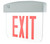 Westgate Manufacturing LED EDGELIT EXIT SIGN W. B/C, illuminated red exit sign.