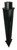 Westgate Manufacturing 8-1/2 PVC PRO Stake, black plastic stake for landscaping or fencing applications.