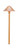 Westgate Manufacturing AREA LIGHT, SOLID COPPER, G4 J, outdoor garden or pathway lighting with a solid copper finish and cone-shaped shade.