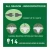 Westgate Black LED String Lights with S14 Bulbs