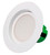 Westgate Manufacturing 4 LED Downlight, CRI90, 12W, modern white recessed lighting fixture for ceiling installation.