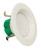 Westgate Manufacturing 11W, 650LM, 2700K (WARM WHITE) LED recessed ceiling light, white trim with green driver.