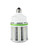 Westgate Manufacturing 27W LED CORN LIGHT, E26 5000K, energy-efficient LED light bulb with a screw base and a cylindrical shape featuring multiple rows of LED chips for bright illumination.