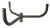 Westgate Manufacturing Triple in-line bullhorn at 120, black metal outdoor loudspeaker horn for public address systems.