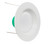 Westgate Manufacturing 18W, 1300LM, 4100K natural white LED downlight, energy-efficient ceiling light fixture with a smooth white finish.