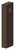 Westgate Manufacturing 18 Two Side Post for WMS & L, a black rectangular metal post with a circular hole and multiple smaller holes for mounting.