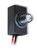 Westgate Manufacturing BUTTON PHOTOCONTROL 240V MAX 5, black rectangular photocontrol switch with a rotary dial and red LED indicator, used for outdoor lighting control.