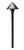 Westgate Manufacturing AREA LIGHT, SOLID BRASS, G4 JC, a durable black and brass outdoor lighting fixture with a conical shade and sturdy pole