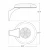 Optional straight Arm for Wall/Post Mounting For LGP Series - LGP-EXTARM
