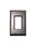 Westgate Manufacturing Trim for Step Egn, Flat, OiL-R, metallic wall plate with rectangular opening and screw holes for light switch or outlet installation.