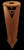 Westgate Manufacturing 10 HEAVY DUTY PVC GROUND STAKE, a brown heavy-duty PVC ground stake with a pointed end and rectangular openings.