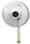 Westgate Manufacturing BAKELITE KEYLESS LAMPHOLDER WI, white bakelite keyless lamp holder with attached wire for electrical connection.