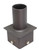 Westgate Manufacturing NONE, industrial pipe fitting with black cylindrical pipe mounted on a rectangular metal base with bolts.