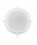 SLG Lighting High Bay Lens, round white lens with 1.3-inch fitting designed for high bay LED lighting, suitable for mounting at 20-40 feet height with a maximum coverage diameter of 80 feet.