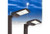 Halco SekTor Area Light 100W Type 3 5000K 120-277V Bronze, outdoor LED area lighting fixtures illuminating a parking lot at night.