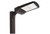Halco SekTor Area Light 200W Type 5 5000K 120-277V Bronze, outdoor street lighting fixture with a black and bronze finish and LED light panel.
