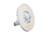 Halco DC Bi-Level Microwave Motion Sensor, a white round device with heat sink fins and a microwave sensor in the center for efficient motion detection.