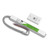 Eiko EiKO Emergency Battery External 8W 120-347V 170VDC Single Flex-Conduit CEC Compliant, with a power supply and charging indicator test switch, designed for emergency lighting systems.