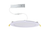 Commercial Slim Downlight 6in 15W Lumen Select 820-1100-1230lm 2700-5000K Color Selectable Smooth Trim 120-277V Dimmable TRIAC-ELV & 0-10V
