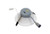 Halco Commercial Retrofit Downlight, 8-inch emergency battery-ready LED downlight featuring adjustable lumen and CCT, dimmable via TRIAC/ELV & 0-10V, with white reflector and flange, suitable for commercial applications.