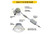 Halco Commercial Retrofit Downlight, 10-inch, Emergency Battery Ready, with lumen and CCT select, white reflector and flange, suitable for 120-277V dimmable lighting, featuring built-in safety cable, selective color temperature and lumen settings, quick connect MC cable, and integrated battery test button.