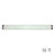 Eiko 40W Cool White 4100K T-12 Medium Bi-pin Base, LED fluorescent tube light in white with metal end caps for energy-efficient lighting.