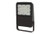 Halco ProLED Select Flood 70W, product image of a black outdoor LED floodlight with yoke mount, featuring adjustable color temperature options of 3000K, 4000K, and 5000K, designed for 120-277V electrical installations.