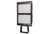 Halco SekTor Flood 300W 5000K Trunnion Mount 120/277V, image showing a black industrial floodlight with a rectangular design and sturdy mounting bracket.