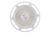 Halco Hoverbay Round Highbay 100W Color Selectable 4000K or 5000K White Housing Universal Voltage 120 277V