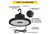 Halco Essential Round Highbay (Gen-2) Controls Ready 3.5mm Jack Lumen Select 19,600-23,100-29,500 (120W-150W-200W), Color Select 4000K or 5000K, 120-277VAC, 0-10V Dimming, Black