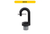 NPS 3/4" Male Steel Hook for use with Junction Box 30260 (for Essential and Hoverbay Round Highbays) - 30432