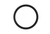 Halco Surface Mount Disk 5.5in Round Trim Black