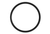 Halco Surface Mount Disk 9in Round Trim Black