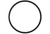 Halco Surface Mount Disk 12in Round Trim Black