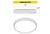Flush Mount Modern Double Black & White Trim Ring 14" Selectable CCT 27/30/35/40/50K 21W 1400LM Plastic Lens 120V TRIAC Dimming Plastic Lens - 25539